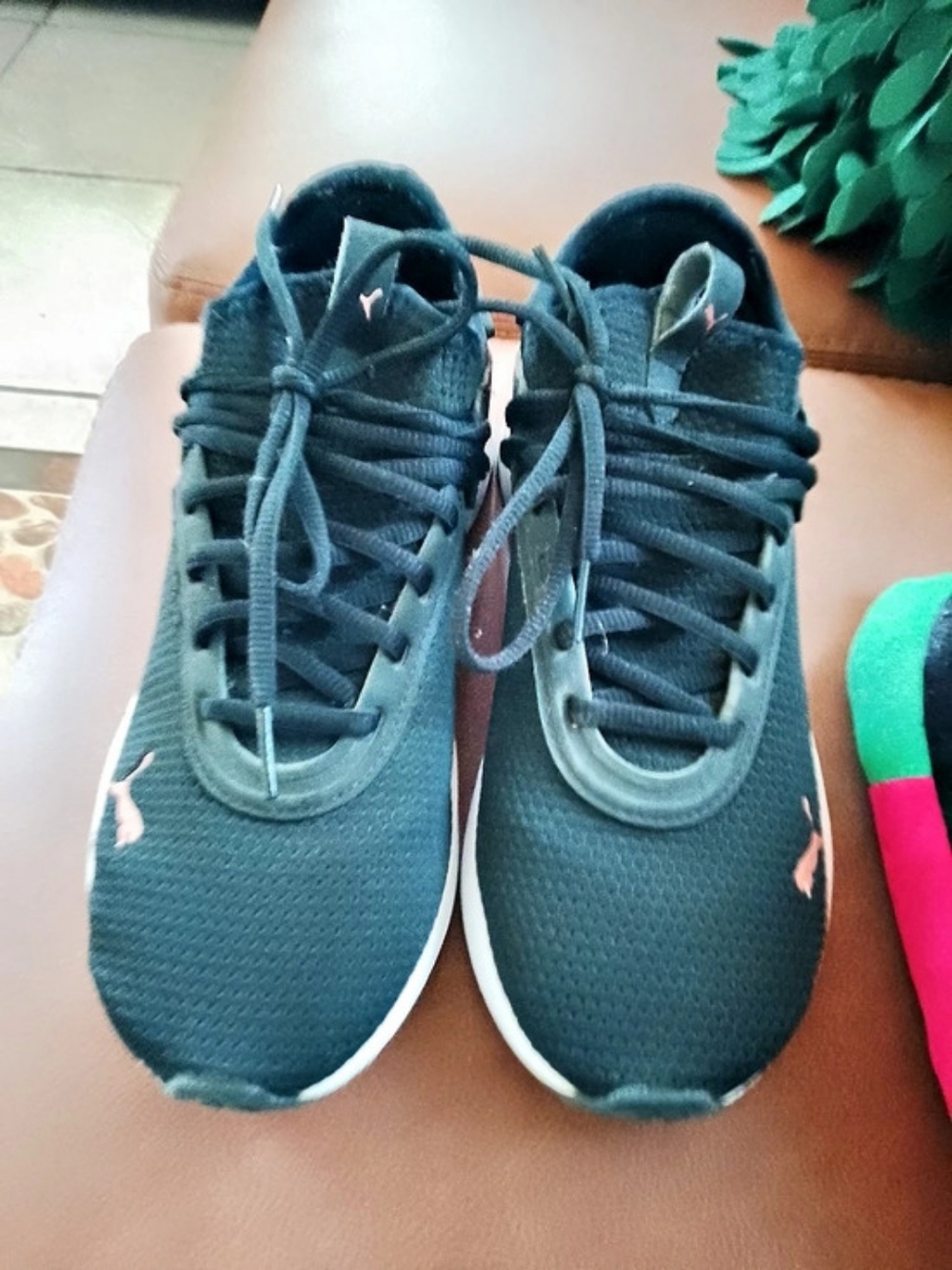 Puma Starla Black Rose Gold Athletic Sneakers